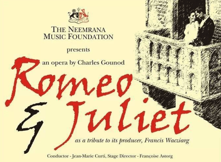 Affiche de Roméo et Juliette à Neemrana en 2014
